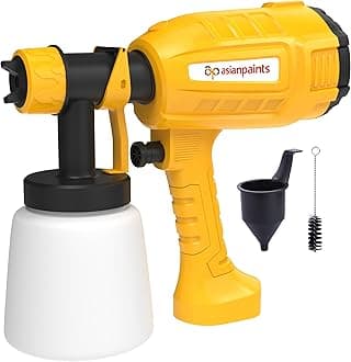 Asian Paints Trucare Paint Sprayer 550w with 800 Ml Container|Electric Paint Sprayer with 2M Long Cable & Vde Plug|2.5Mm Nozzle|Motor Speed Up to 32000Rpm/Min|Suitable for Indoor & Outdoor Paint