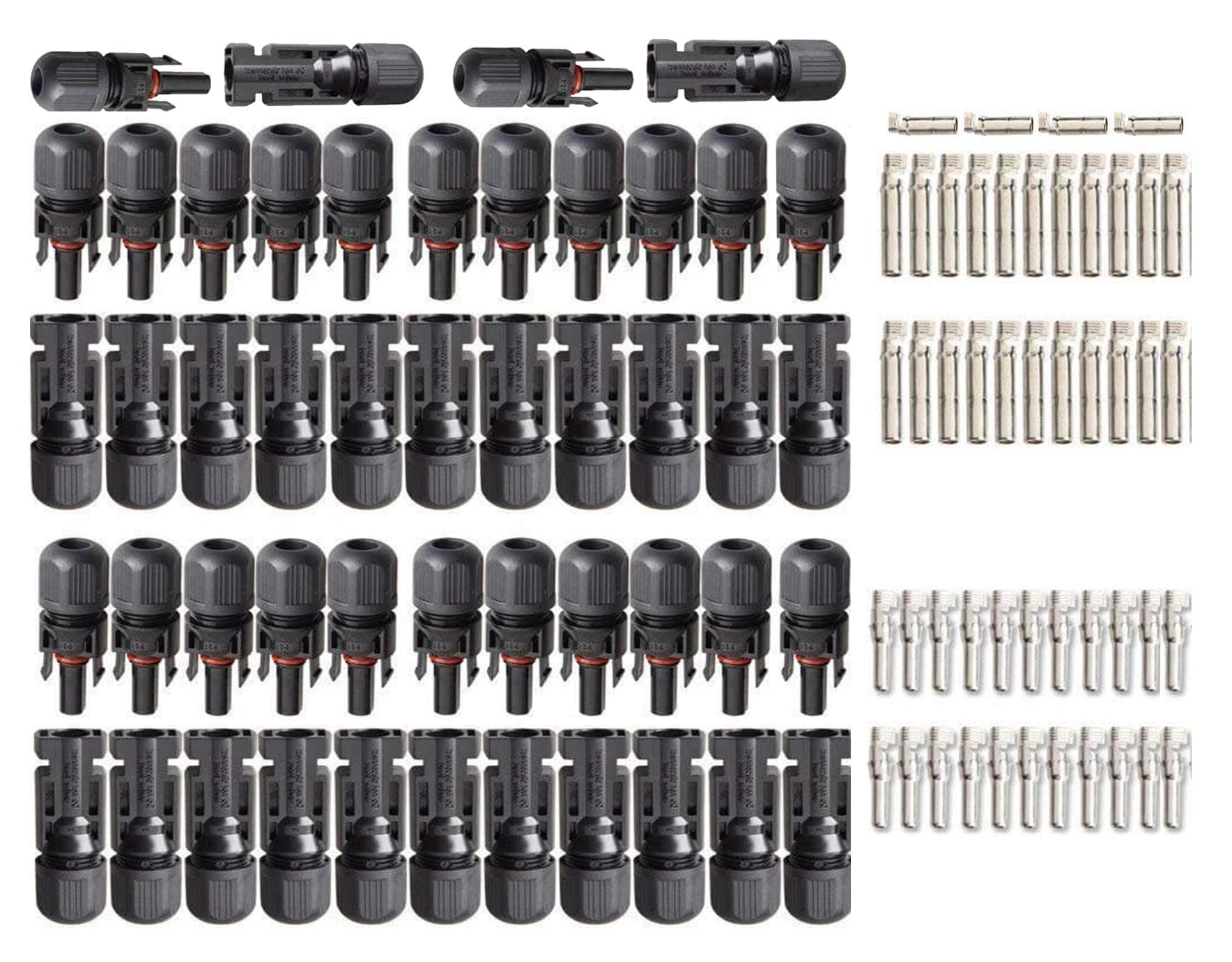 48PCS Solar connectors