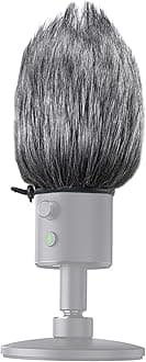 Razer Seiren X Furry Windscreen Muff, Mic Pop Filter/Wind Cover Shield for Razer Seiren X Microphone by YOUSHARES