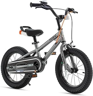 RoyalBaby Kids Bike EZ Balance to Pedal Dual Handbrake Toddlers Boys Girls Bicycle 12-20 Inch for Age 3-10 Years