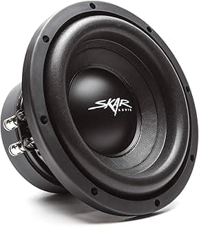 Skar Audio SDR-8 D2 8" 700 Watt Max Power Dual 2 Ohm Car Subwoofer