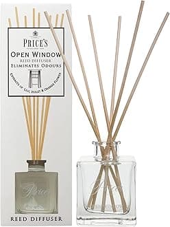 Price's Candles Open Window Reed Diffuser Refill For Home Fragrance | Long-Lasting Reed Diffusers For Décor | Air Freshener For Stress Relief | Aromatherapy Diffuser Gifts For Women & Men
