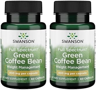 Full Spectrum Green Coffee Bean 400 Milligrams 60 Capsules (2 Pack)
