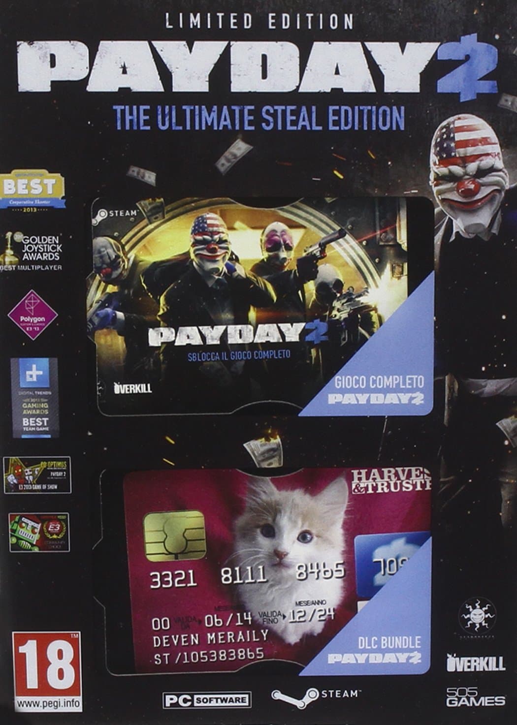 GIOCO PC PAYDAY 2