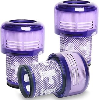 Replacement Filter for V15 Detect V11 Torque Drive V11 Animal V11 Complete V11 Extra Cordless Vacuum # 970013-02 (3 Pack)