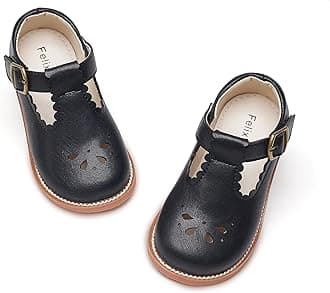 Felix & Flora Toddler Little Girl Mary Jane Dress Shoes - Ballet Flats for Girl Party School Shoes