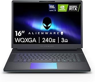 16 Area-51 Gaming Laptop AA16250-16" WQXGA 240Hz Display, Intel Core Ultra 9-275HX, 32GB DDR5 RAM, 1TB SSD, NVIDIA GeForce RTX 5070Ti, Windows 11 Home, Onsite Service - Liquid Teal(Upgraded)