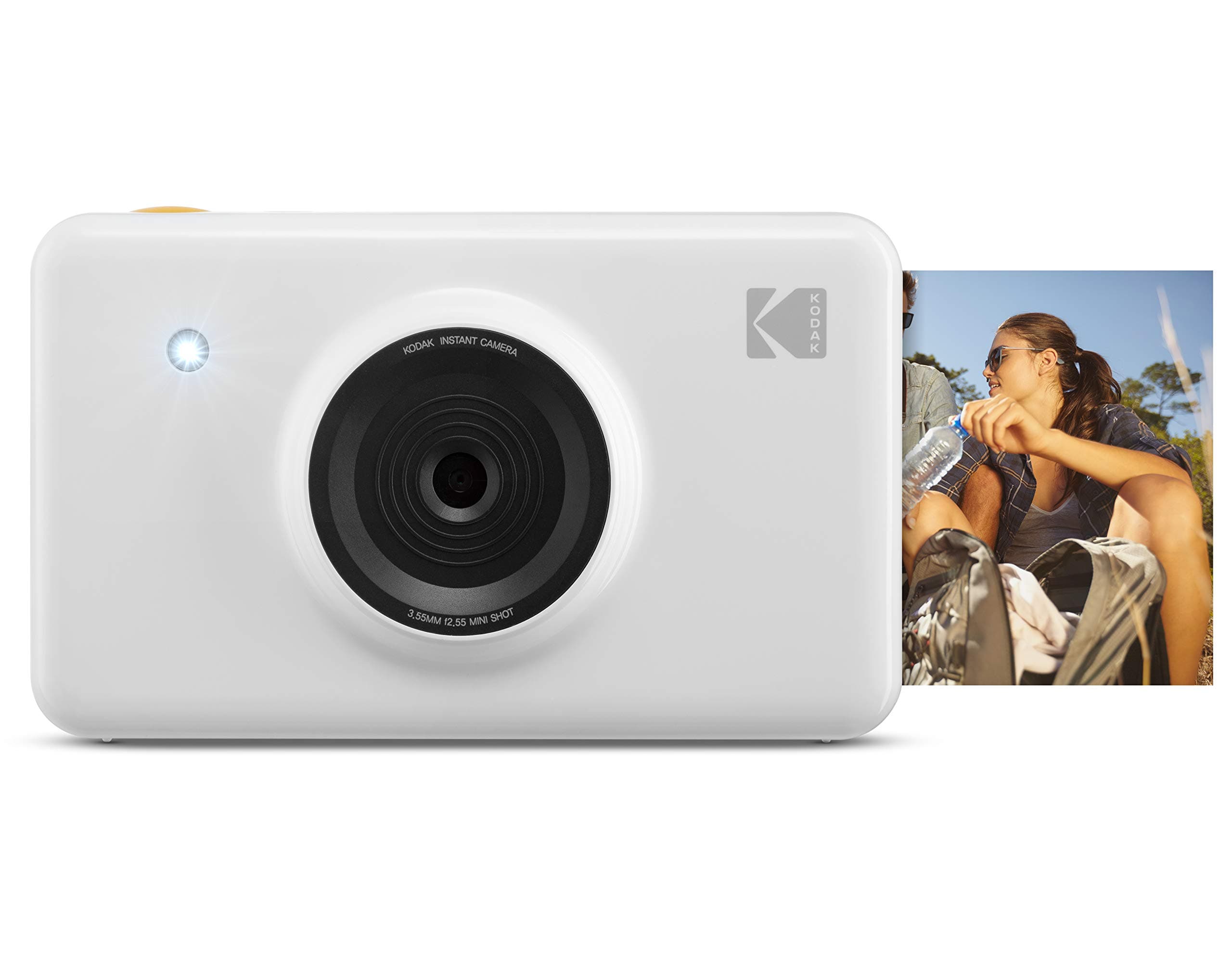 Ms-210W Mini Shot Instant Camera, Fixed Megapixels - White