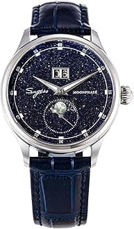 SugessSeagull Sugess ST2528 Automatic Moon Phase Sapphire Blue Goldstone Dial 1963 V3