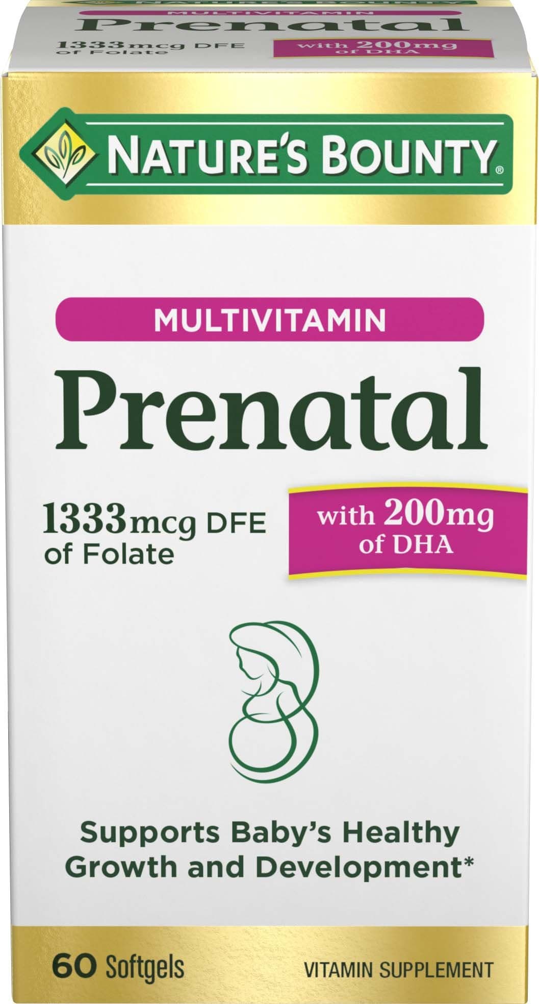 Prenatal Multivitamin, 60 Count