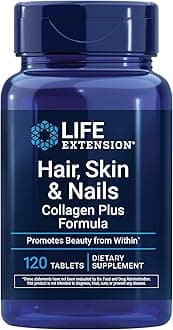 Life Extension Hair, Skin, & Nails- Collagen Plus, 120 Count