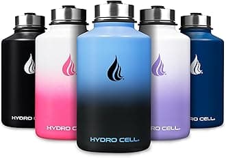 Traveler - 40 oz Water Bottle with Handle & Flip Straw - Fits in Cup Holder, Leak Resistant Tumbler-Reusable Insulated Stainless Steel & Rubber Base - Gifts for Women & Men, Midnight