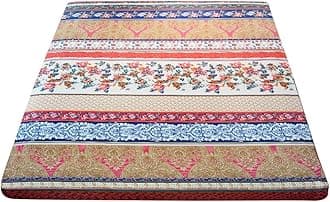 MAXYOYO Mattress Cover for Traditional Japanese Futon Mattress, Futon Floor Mats Cover with Zipper, Super Soft and Machine Washable, Bohemian D, Full