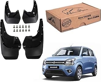 WolkomHome Car O.E Type Mud Flaps/MudGuard for Maruti Wagon R WagonR 2019-2020