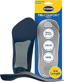 Dr. Scholl’s Comfort Tri-Comfort Insoles for Men, 1 Pair, Size 8-14