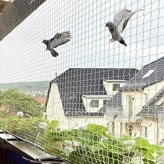 Mr. Right Pigeon Net for Balconies, Bird Control, Anti Bird and Monkey Heavy Duty HDPE Mesh Net for Balconies (10x20ft), Installation Kit Included
