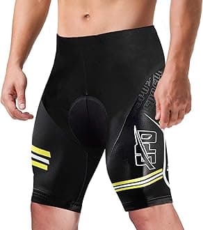 sponeed Men's Cycling Shorts Padded Bicycle Riding Pants Bike Biking Clothes Cycle Wear Tights
