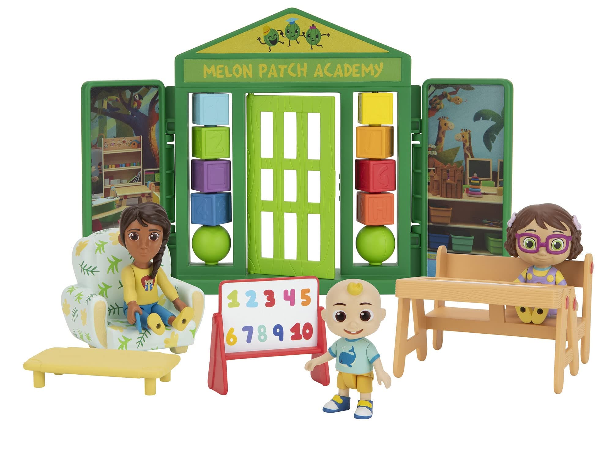 Cocomelon Deluxe School Time Playtime Set, Multicolor