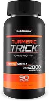 Turmeric Trick - with Vitamin D and Zinc for Men - Our Best Turmeric Curcumin Supplement for Men - Enriched with Black Pepper - Turmeric Root Trick - Mens Health Vitamin D