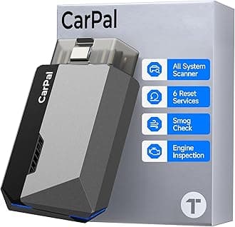 TOPDON CarPal-A OBD2 Code Reader Bluetooth, All System OBD2 Scanner for iOS & Android, Vehicle Health Check, 6 Maintenance Services, Smog Check, Repair Guide, 1 Year Free Update