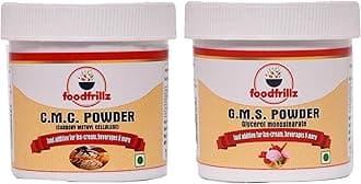 foodfrillz GMS & CMC Powder (40 g x 2) for Ice Cream | Food Grade, Pack of 2