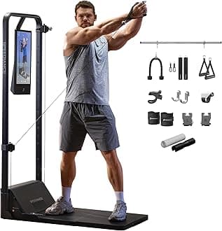 Gym Monster 2 Smart Home Gym, Upgraded AI-Powered Home Workout Machine, Multi-Functional Smith Machine, Full Body Strength Training Fitness Equipment, All-in-One Workout Station
