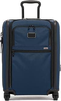 Alpha Large Dual Access Expandable 4-Wheeled Carry-On Luggage - Zip Expansion, Travel Suitcase - TSA Lock Tracer