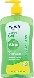 Equate After Sun Moisturizing Soothing Gel with Aloe, 20 oz
