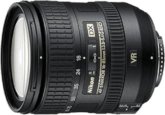 AF-S DX NIKKOR 16-85mm f/3.5-5.6G ED Vibration Reduction Zoom Lens with Auto Focus for Nikon DSLR Cameras