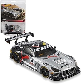 Premium Mercedes-AMG GT3, Officially Licensed Replicas for Adult Collectors, Real Riders Tires, Metal/Metal Body & Chassis, HMD44