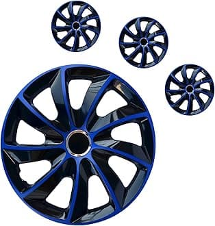 – Hubcaps Universal – 14 15 16 Inch – Compatible With A Wide Range Of Car Models – Large Variety Of Colours – Fit Premium Quality Wheel Trims