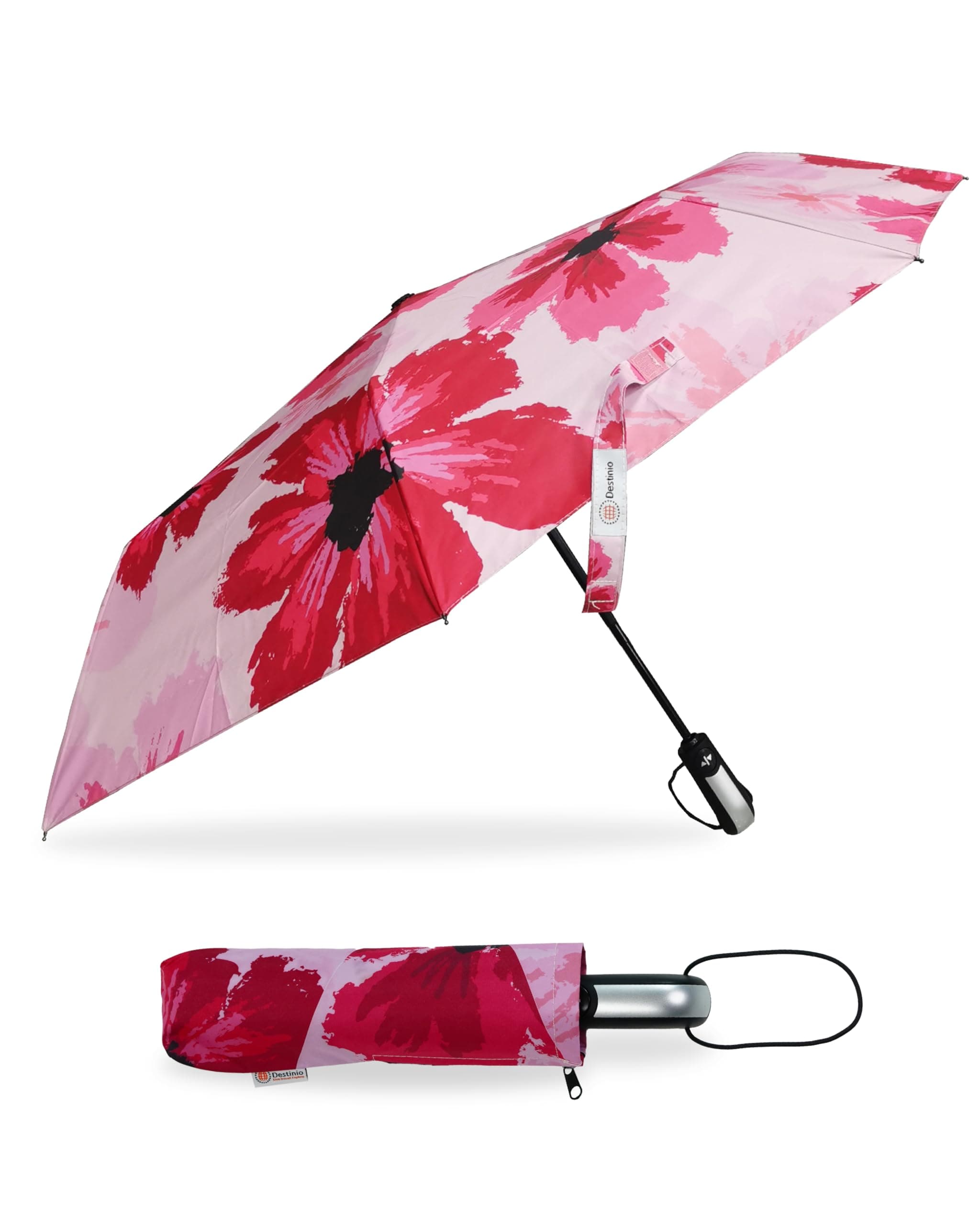Printed Pink Umbrella