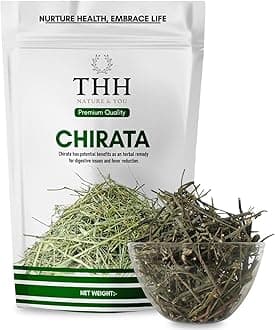THH Kirayata Chirayata - 200gm | Natural and Organic Bitterstick Chirata | Pure Chiravata Herb | For Immunity Building and Stomach Problems | Bhunimba Herb Loose Leaves