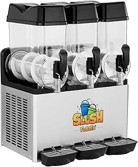 Slush Puppy Machine RCSL 3/12 (3 x 12 L, 980 W, Temperature range -2 to -3 °C, BPA-free)