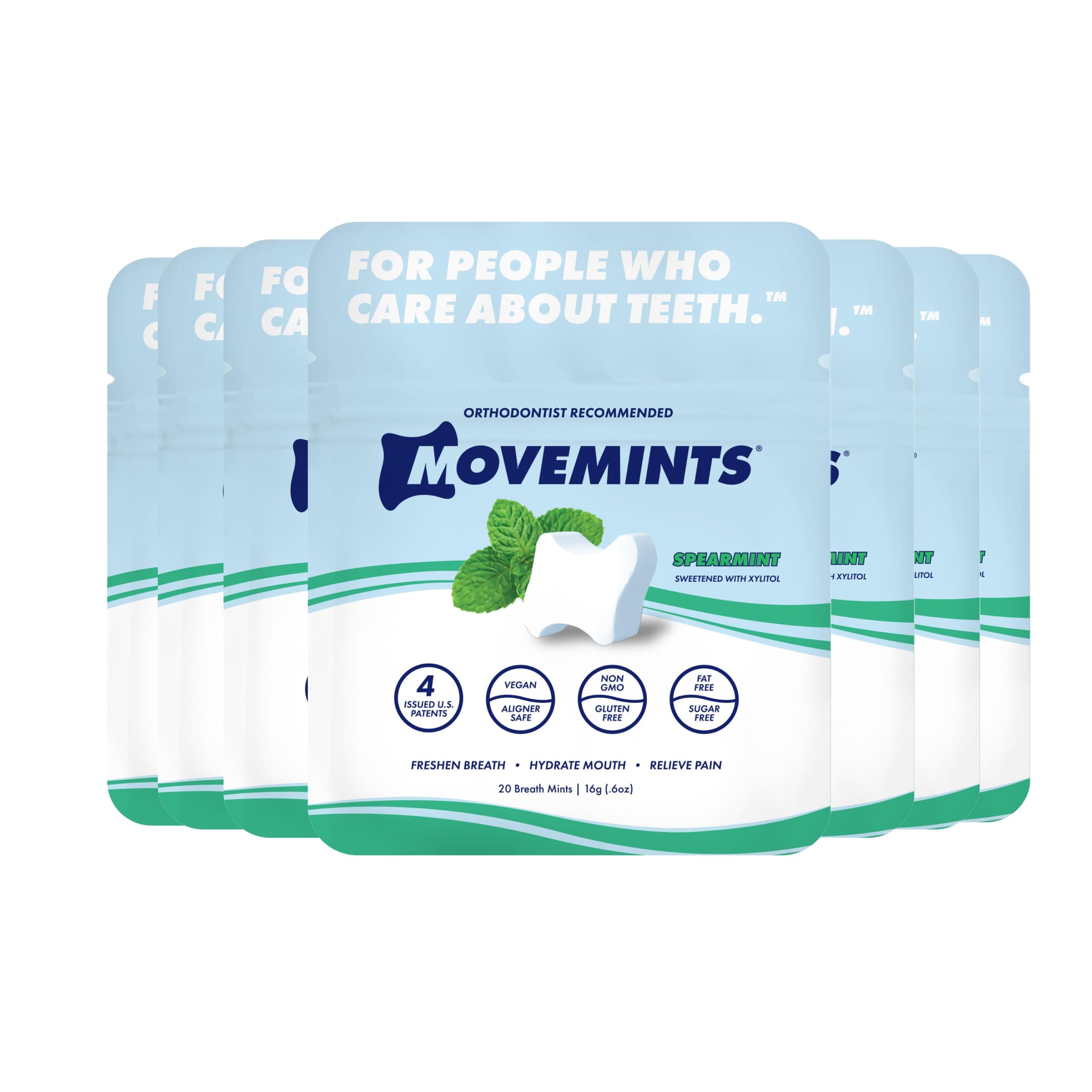 Movemints Clear Aligner Mints - 7 Pack