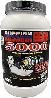 Vitol Russian Bear 5000, Ice Cream Vanilla 4lb Bottle