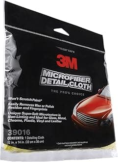 3M Microfiber Detail Cloth Clip Strip 39016, Yellow, 1/pk