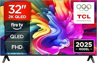 32SF560-UK 32" Full HD QLED Direct LED Smart TV with Fire TV, Alexa Voice Control, Vivid Colour & Enhanced Brightness