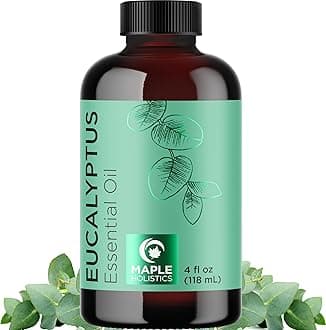 Pure Eucalyptus Essential Oil 4oz - Invigorating Eucalyptus Essential Oil for Diffuser Home Spa Aromatherapy and Natural Bath Oil - Eucalyptus Oil for Diffuser Dry Scalp Care and DIY Skin Care