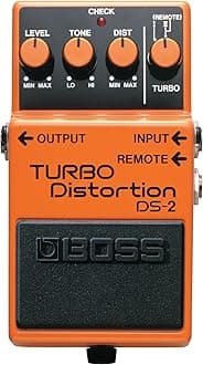 Distortion Guitar Pedal with Remote Turbo, (DS-2) (DS-2)