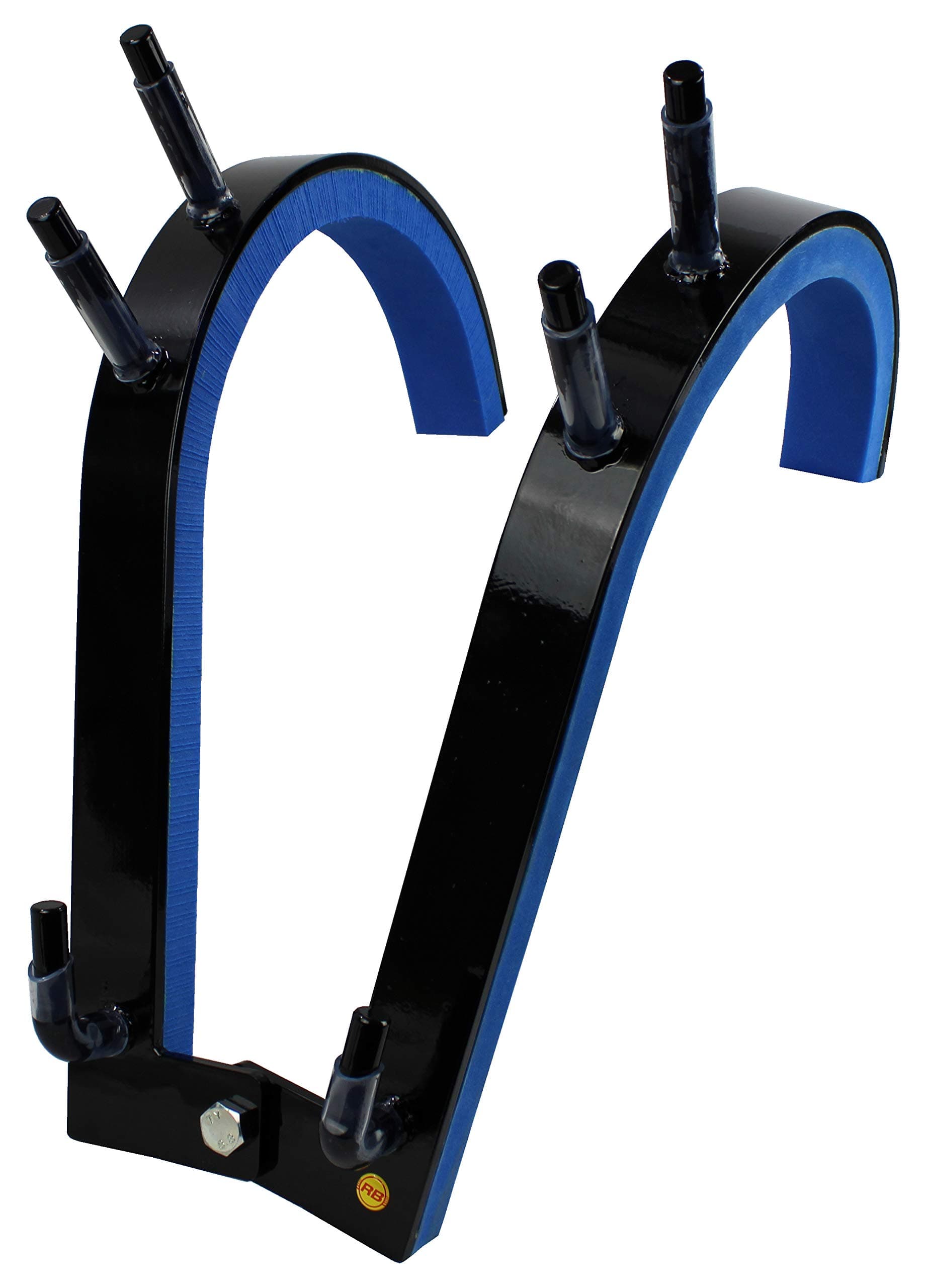 Zercher Harness Large, Front Squat Harness, Front Squat Training Device, Black-Blue, Bodybuilding, Strongman Training