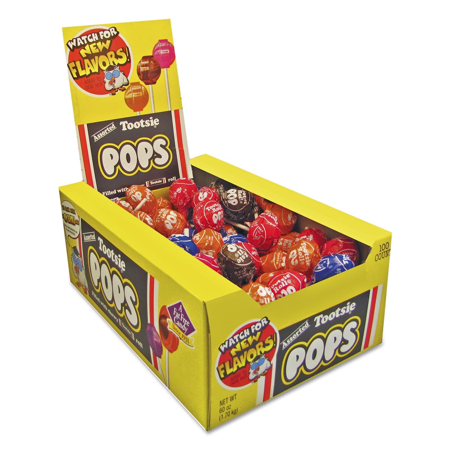 SCS Tootsie Pops Assorted - 100 ct.