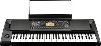 Korg EK-50 Digital Keyboard with 61 Touch Sensitive Keys Black