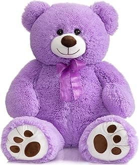 HUG 'n' FEEL SOFT TOYS 4 Feet Purple Giant Teddy Bear Soft, Plush,Cuddly Stuffed Animal For Kids, Birthdays, Anniversaries, Valentine'S Day,Special Occasions Large Huggable