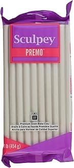 Premo: Pearl - 1lb Bar, Polymer Oven-Bake Clay, Non-Toxic, Sculpt-Model, Jewelry-Figurines-Home Décor Projects, Adult Art-Crafts Supplies