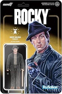 SUPER7 Rocky Balboa (Street) - 3.75" Rocky Action Figure with Accessories Classic Movie Collectibles and Retro Toys