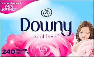 Downy April Fresh Fabric Softener Dryer Sheets, 240 Count by Downy