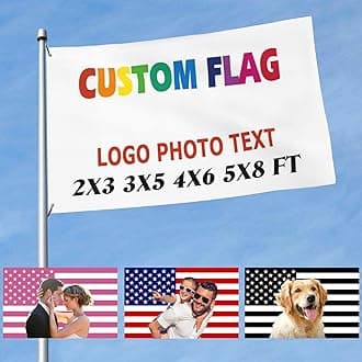 Custom Flag Design Your Own Logo/Image/Text One Side Double Sided