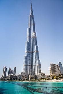 Gifts Delight Laminated 24x36 Poster: Dubai - Burj Khalifa Emirates Rebar Limited