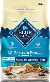 Life Protection Formula Adult Small Bite Dry Dog Food, Helps Build and Maintain Strong Muscles, Made with Natural Ingredients, Chicken & Brown Rice Recipe, 34-lb. Bag
